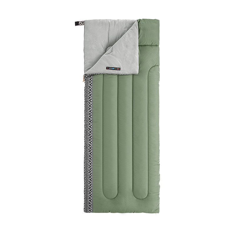 Спальний мішок Naturehike L150 NH20MSD05, (13°C) правий, темно-зелений, фото 1