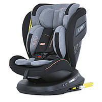 Автокрісло ME 1117 I-CON Melange Ultimate Gray (1шт) дитяче, фаза 1,2 (ріст дит.40-150см),  i-size, поворот