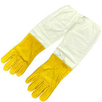 Рукавиці пасічні «Beeland» шкіряні з нарукавниками, Німеччина