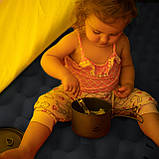 Килимок надувний із подушкою та мішком для надування Naturehike FC-12 NH19Z003-P, 65 мм, графіт, фото 2