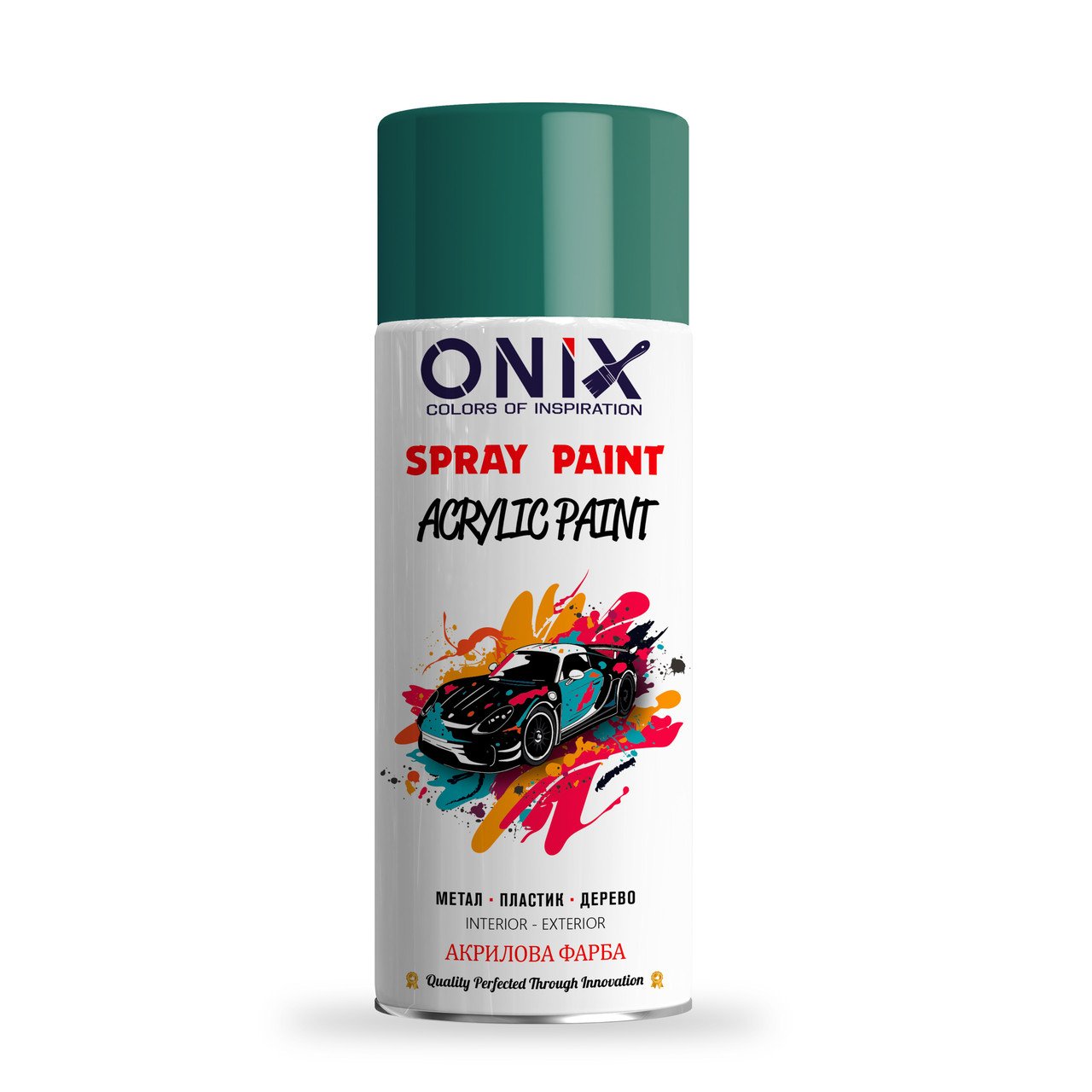 Фарба акрилова RAL 6026 Зелений опал OPAL GREEN ONIX 400 мл, фото 1