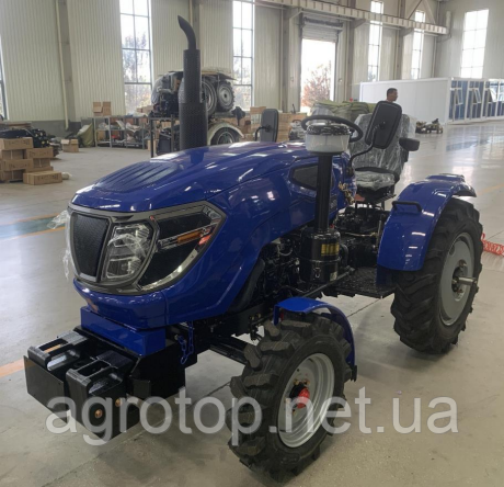 Трактор Xingtai 244THT(24 к.с., 3 циліндри, ГУР, KM385, КПП (4+1)х2, колеса 6.00-16/9.50-24, оновленій дизайн)