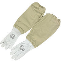 Рукавички бджоляра шкіряні, з нарукавником, Україна