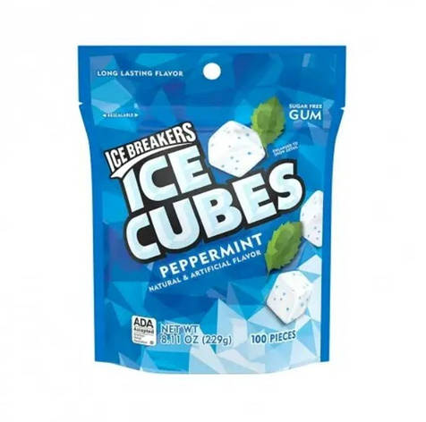 Жвачки Ice Cubes Peppermint 229g100 шт, фото 1