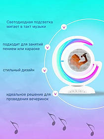 Лампа Нічник з Bluetooth колонкою та мікрофоном Lightshow YS-110 SV227