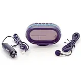 Автомобільні Годинники VST-7009v з 2 датчиками температури та вольтметром SV227, фото 3