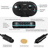 Автомобільні Годинники VST-7009v з 2 датчиками температури та вольтметром SV227, фото 4