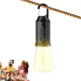 Лампочка з акумулятором + карабін, від USB, BL HK-169C / Підвісна LED-лампочка/ліхтар для кемпінгу SV227, фото 3