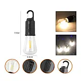 Лампочка з акумулятором + карабін, від USB, BL HK-169C / Підвісна LED-лампочка/ліхтар для кемпінгу SV227, фото 4