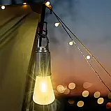 Лампочка з акумулятором + карабін, від USB, BL HK-169C / Підвісна LED-лампочка/ліхтар для кемпінгу SV227, фото 7