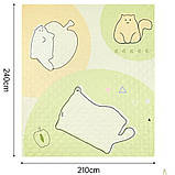 Килимок для пікніка Naturehike 210*240 CNK2350WS010, світло-салатний, фото 2