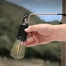 Лампочка з акумулятором + карабін, від USB, BL HK-169C / Підвісна LED-лампочка/ліхтар для кемпінгу YU227, фото 5