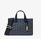 Жіноча сумка Michael Kors Gigi Small Empire Signature Logo Messenger Bag (синя) ОРИГІНАЛ, фото 4