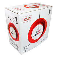 Кабель мережевий FTP/UTP 305м, мідь+алюміній Cablexpert, екранований, cat.5e CCA, (FPC-5004E-SOL)