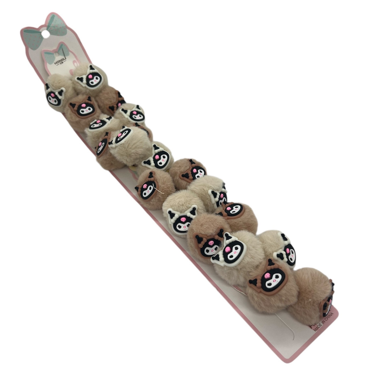 Дитяча хутряна гумка Kuromi, фото 1