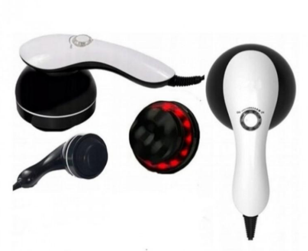 Антицелюлітний вібромасажер масажер для тіла, масажер із насадками, від целюліту масажер, фото 1