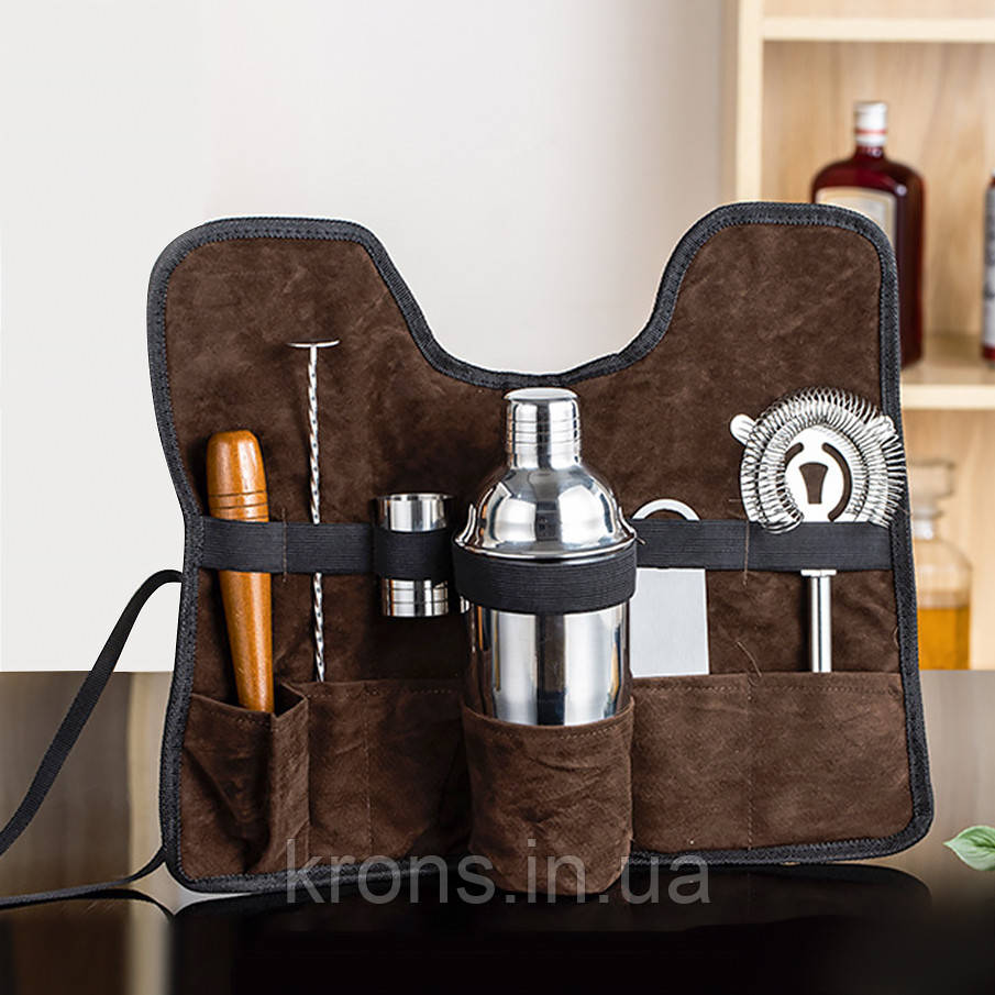 Набір для бару 7 предметів Youchen MC-7 в чохлі, фото 1