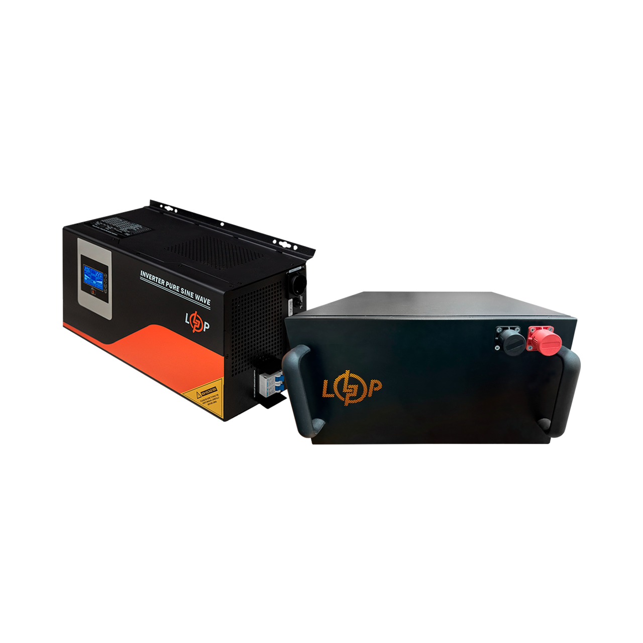 Комплект резервного живлення LP(LogicPower) ДБЖ + літієва (LiFePO4) батарея (UPS W8500 + АКБ LiFePO4 11776W), фото 1