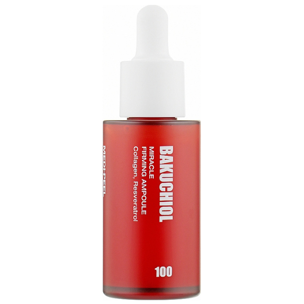 Сироватка для обличчя зміцнююча з бакучиолом Medi-Peel Bakuchiol Miracle Firming Ampoule 30ml, фото 1