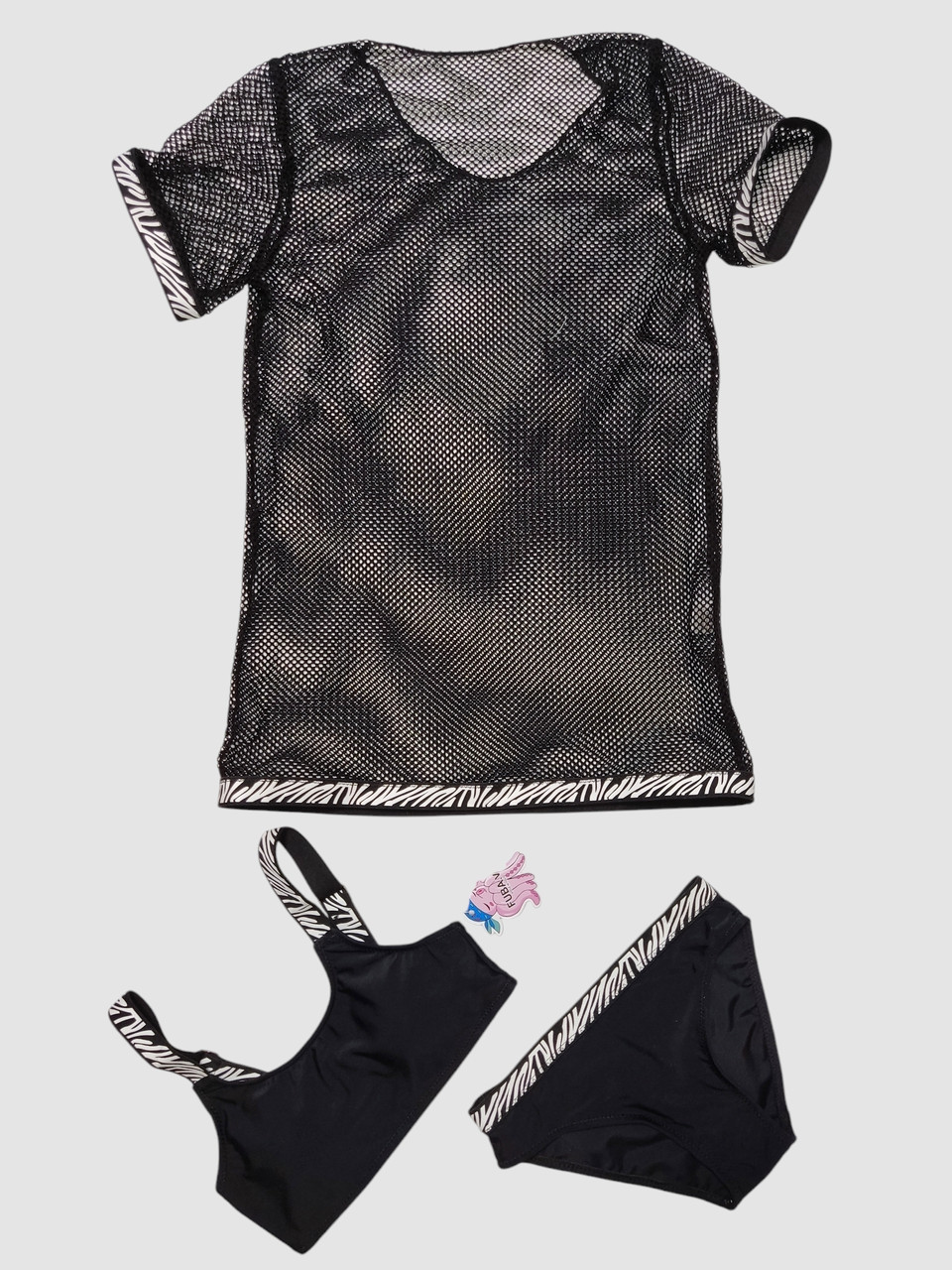 Дитячий комплект для купання Fuba 1828 чорний 34 36 38 40 42 розмір