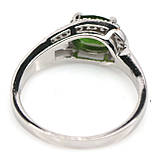 Каблучка. Натуральний хром діопсид. Срібло 925., фото 2