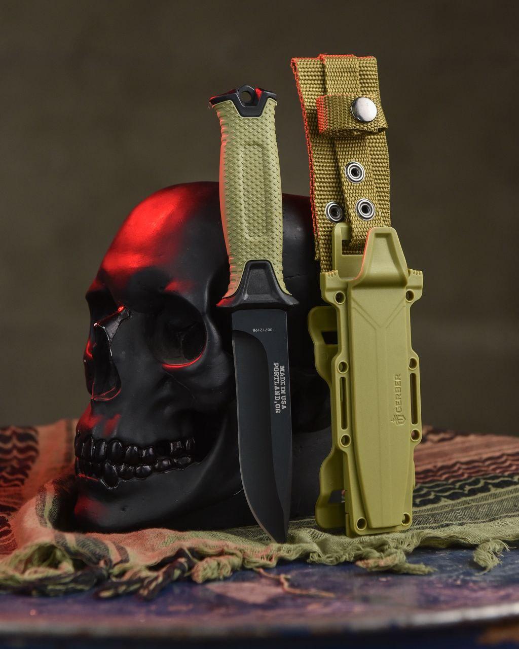 Тактичний фірмовий ніж Gerber Strongarm Fixed Blade Khaki