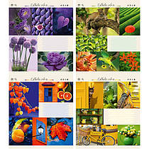 Зошит 60 аркушів у клітинку Поліграфіст Колаж1 60К 939