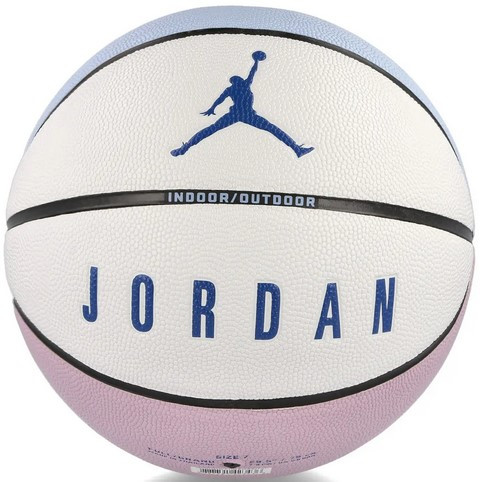 Баскетбольний м'яч Nike JORDAN ULTIMATE 2.0 8P DEFLATED блакитний, білий,бузковий Уні (розмір 7)