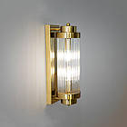 Сучасне кришталеве бра на 2 лампи E14 колір каркасу золотий D-F4929GD, фото 2