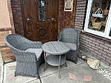 Набір з Техноротанга 2 крісла +столик журнальний, фото 5