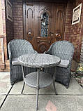 Набір з Техноротанга 2 крісла +столик журнальний, фото 6