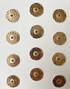 Декоративні пришивні кнопки металеві Ø21 мм 12 шт/уп ЗОЛОТО, фото 5