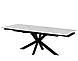 Обідній прямокутний стіл розкладний у стилі модерн із керамічною стільницею Квант Білий Мікс Меблі, фото 3
