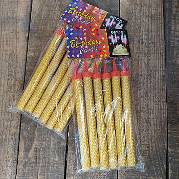 Свічки для торта Холодні фонтани Феєрверки 15 см 6 штуки