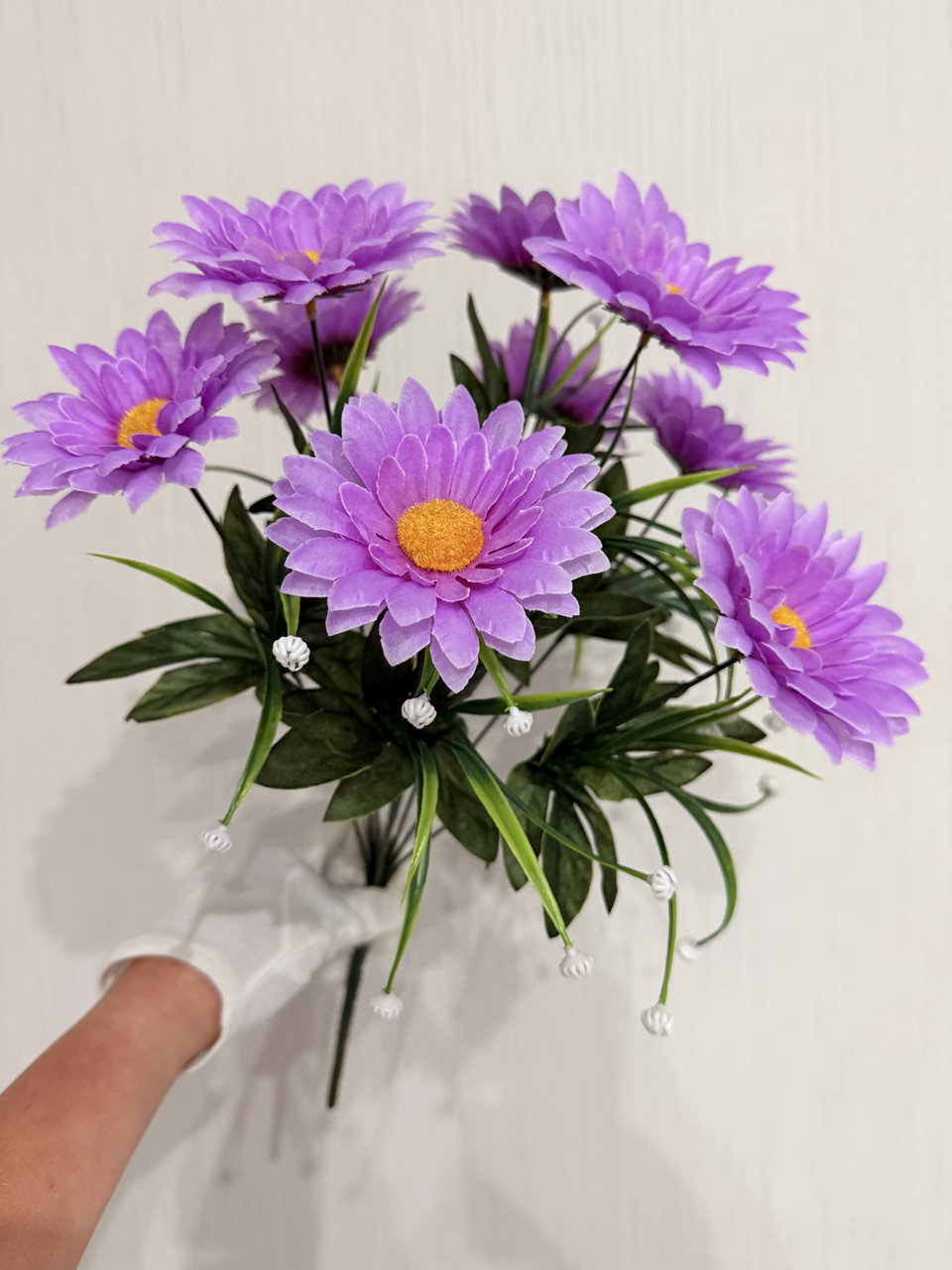 Штучні ромашки . Букет штучних ромашок з добавками ( 45 см ), фото 1