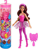 Лялька Barbie Балерина сюрприз Color Reveal Кольорове перетворення HRK17