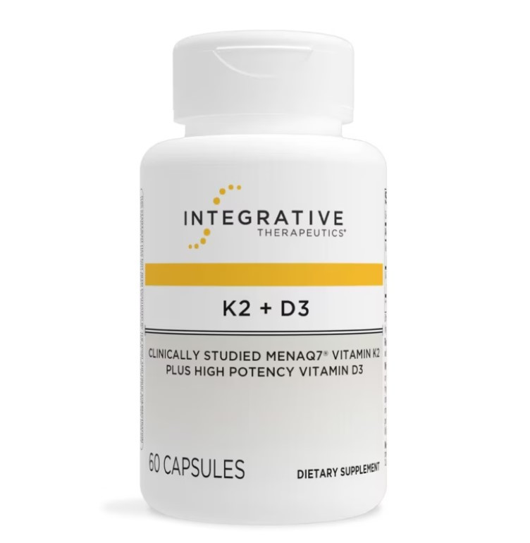 Integrative Therapeutics K2 + D3 / Вітаміни K2 + Д3 60 капсул