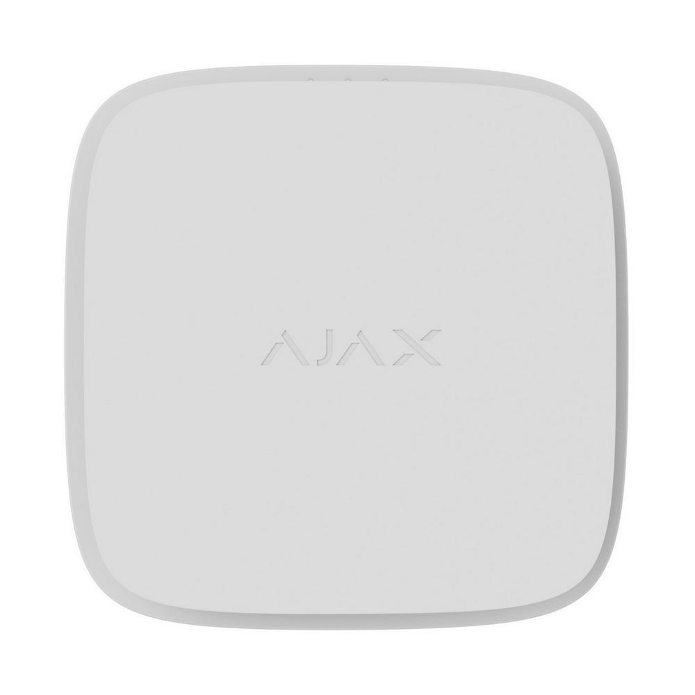 Бездротовий пожежний датчик Ajax FireProtect 2 RB white із сенсором температури зі змінними батареями