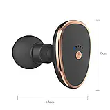 Портативний міні масажер пістолет MGE-013 XL-566 від юсб USB 5 швидкостей, фото 6