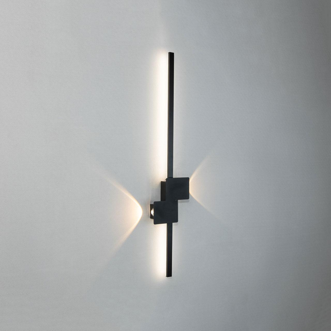 Світлодіодне бра 25 Вт із регульованою колірною температурою колір каркаса чорний D-2663/800BK, фото 1