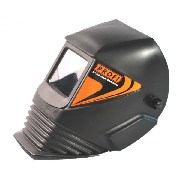 Маска зварювальника ПРОФІ пластикове велике скло, фото 1