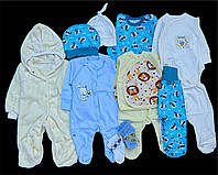 Красивый набор одежды для новорожденых малышей, качественая одежда для деток, осень, 62 см, хлопок