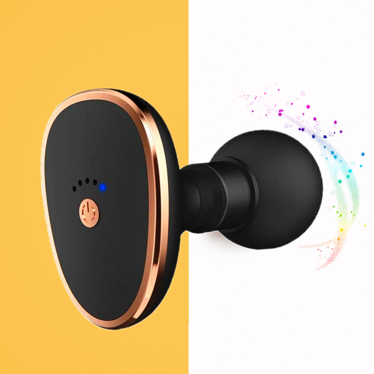 Портативний міні масажер пістолет MGE-013 XL-566 від юсб USB 5 швидкостей, фото 1