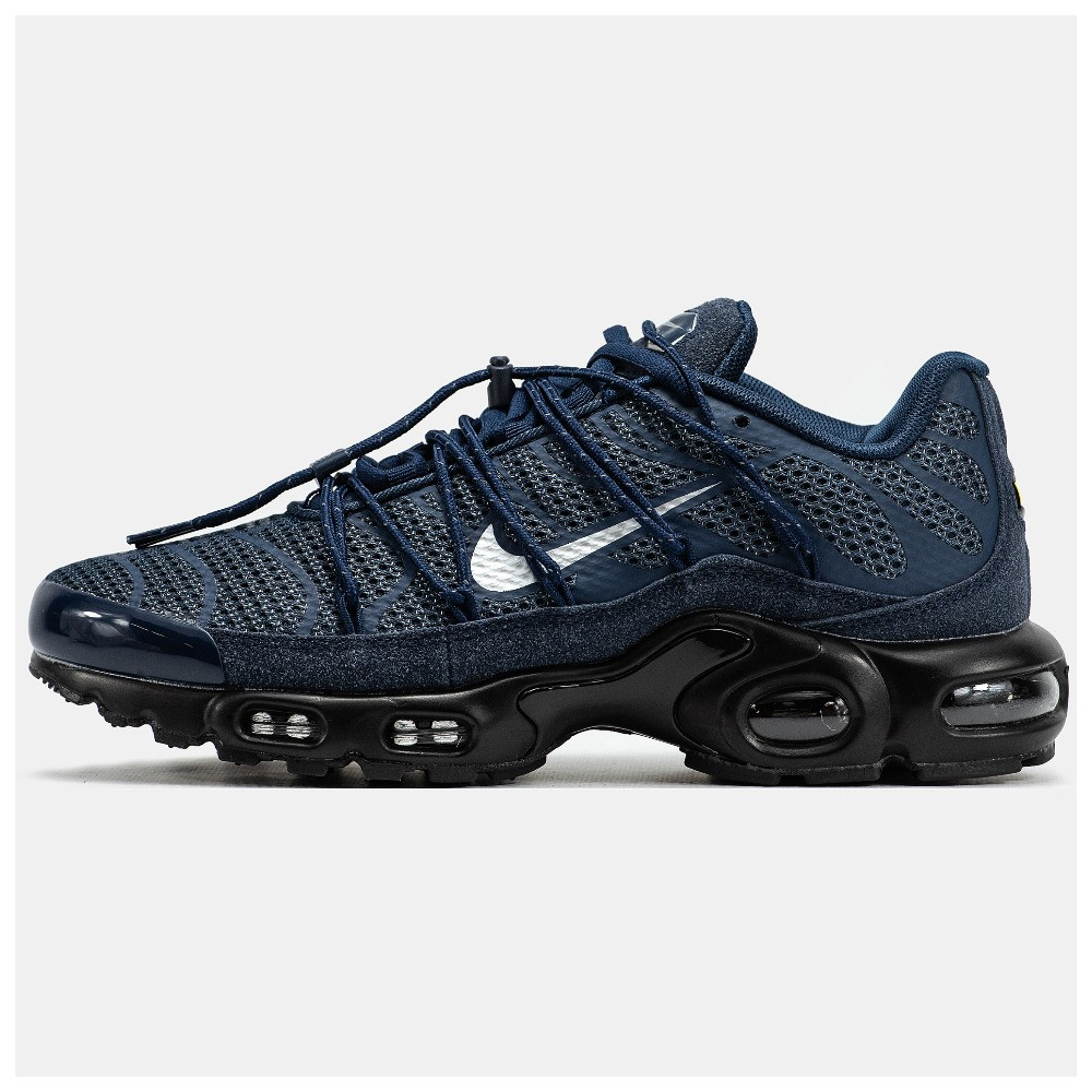 Чоловічі кросівки Nike Air Max TN Plus Lace Toggle Utility Blue, сині кросівки найк аір макс тн плюс