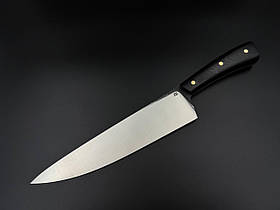 Кухонний ніж ручної роботи «Шеф #17» зі сталі N690/61 HRC.