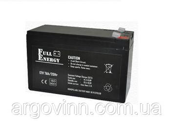 Акумуляторна батарея свинцево-кислотна Full Energy FEP-127 12V 7Ah.