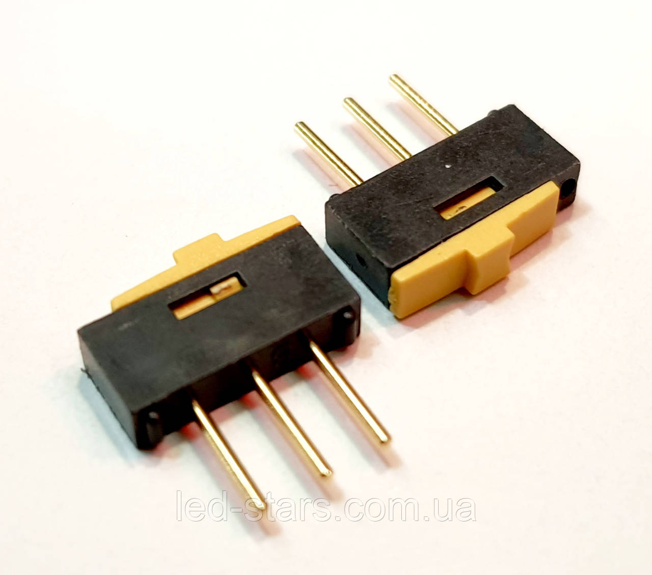 DIP ковзний перемикач 3-pin крок 5,00 mm (середній контакт переключається між двома іншими), фото 1