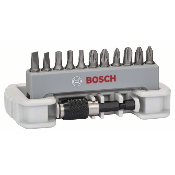 Набір біт Bosch Extra-Hart Compact (25 мм, 11 шт. + бітотримач) (2608522130), фото 1
