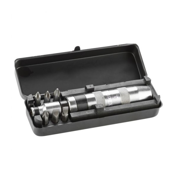 Викрутка ударна + набір біт Topex (6 шт.) (39D556), фото 1