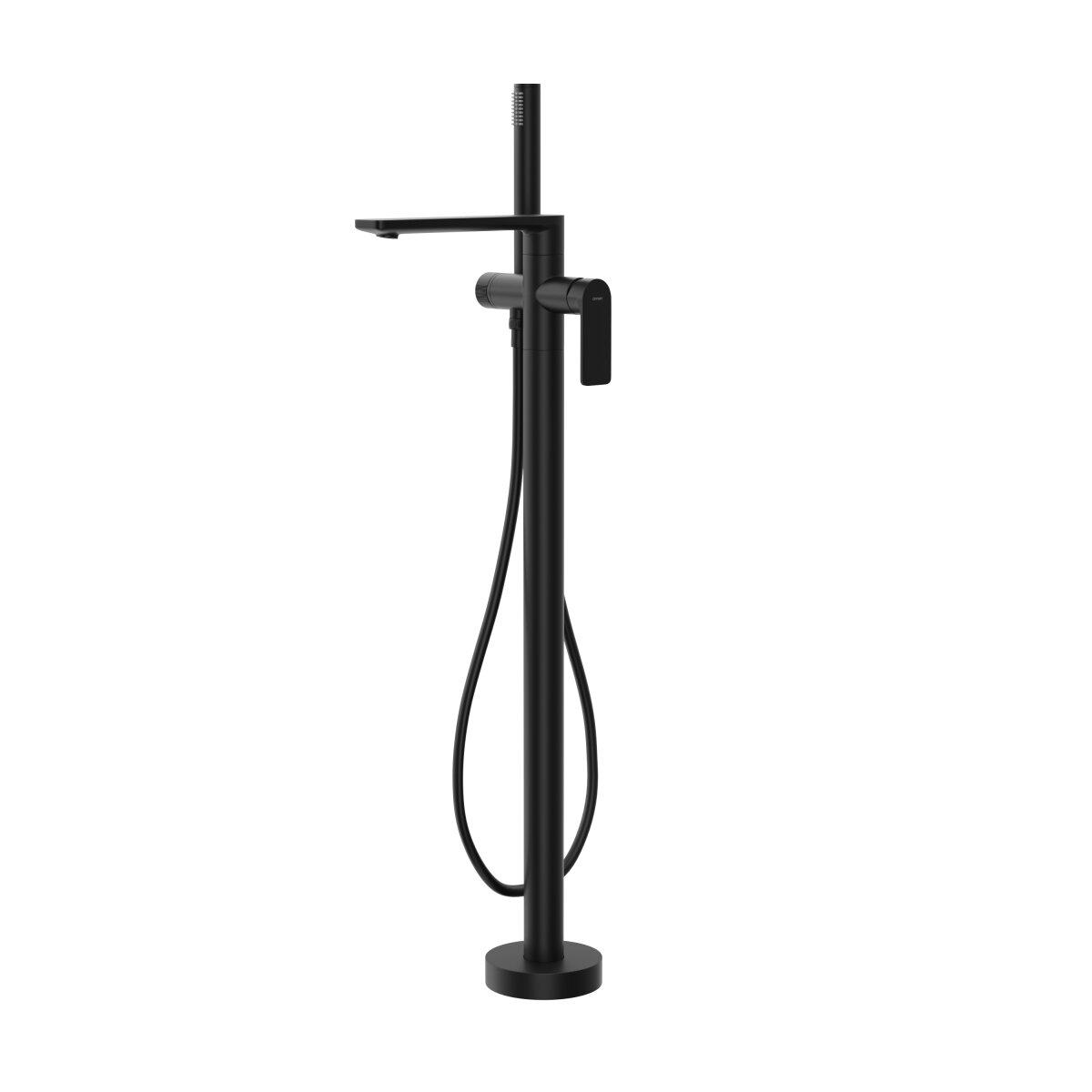 Змішувач для ванни CORSAN TRINO BLACK MATT підлоговий * Baumar - Завжди Вчасно